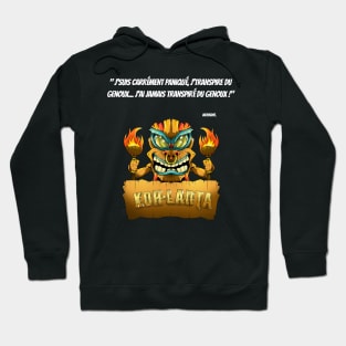 I'm totally panicked, I sweat my knees ... I never sweat my knees! Hoodie